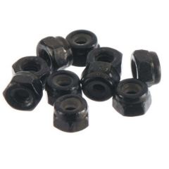 M2 Nylon Locking Hex Nut  (Black)  (10pcs) (AX31147)