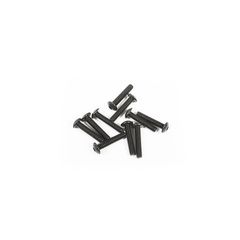 M2.6x12mm Hex Socket Button Head (Black) (10pcs) (AX31195)