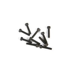 M2 6x12mm Cap Head (Black) (10pcs) (AX31398)