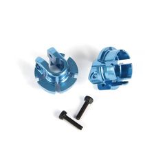 Aluminum Shock Spring Retainer - 12mm (Blue) (2pcs) (AX31431)