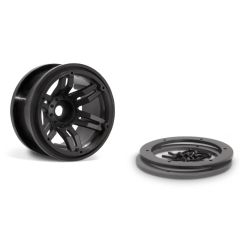 Axial 2.2 Rockster Beadlocks  (Black) (AX8091)