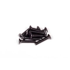 M3x16mm Hex Socket Flat Head (Black) (10pcs) (AXA0147)