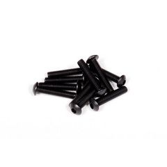 M3x15MM Hex Socket Button Head (Black) (10pcs) (AXA117)