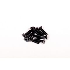 M3x12mm Hex Socket Flat Head - Black (10pcs) (AXA146)