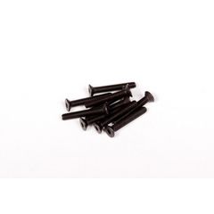 M3x20mm Hex Socket Flat Head - Black (10pcs) (AXA149)