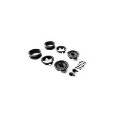 1.9 MW19 Beadlock Wheels - Black (2pcs) (AXI31629)