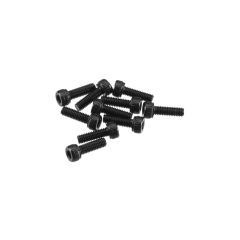 Cap Head 2.6x8mm Black (10) (AXIC0023)