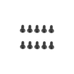 M2.6x6mm Hex Socket Button Black (10) (AXIC1280)