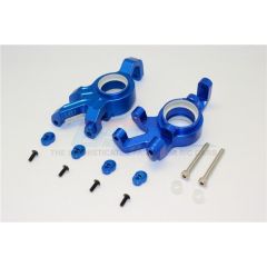 GPM - Aluminium Front Knuckle Arms with Collars - Blue - Traxxas X-Maxx