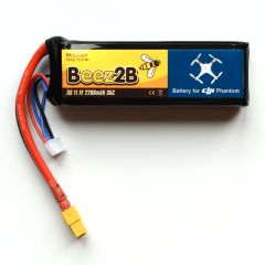 Beez2b Lipo 35c 11,1 volt 2200mah met XT60 stekker - DJI Phantom