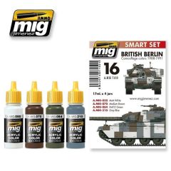 MIG Weathering Set - British Berlin Camo Colors 1988-1991