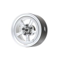 Boom Racing Probuild 1.9'' M5 Beadlock Aluminium Wheels - Flat Silver (2)