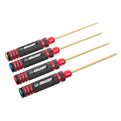 Team Corally Pro Hex Tool Set - Ti-Ni Coated - 1.5 / 2.0 / 2.5 / 3.0 mm - 4 pcs