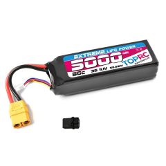 TRC Lipo 50c 3S 11,1 volt 5000mah met XT90 stekker & Verloopstekker geschikt voor Traxxas