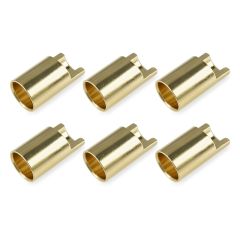 Team Corally Bullit Connector 6.5mm Female - 6 stuks