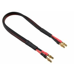 Laadkabel 4mm Banana Gold connectors - 14 AWG ULTRA V+ Silicon Wire