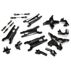 Integy Billet Machined Suspension Kit, Black - Traxxas Slash 4x4