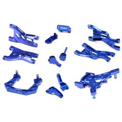 Integy Billet Suspension Kit, Blue - Traxxas Bandit