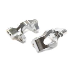 Integy Billet Machined Caster Block Silver - Latrax Teton