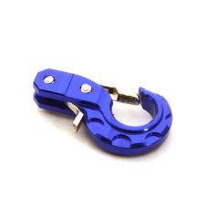 Realistic Tow Rope Hook for 1/10 Size Scale Crawler Truck - Blauw