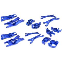 Integy Billet Machined Suspension Conversion Kit Blue - X-Maxx