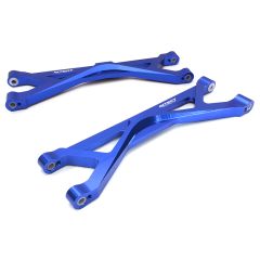 Integy Billet Machined Upper Suspension Arm, Blue - Traxxas X-Maxx