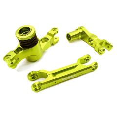 Integy Billet Machined Steering Bell Crank Set, Green - Traxxas X-Maxx