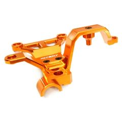 Integy Billet Machined Steering Bell Crank, Orange - Traxxas X-Maxx