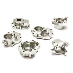 Billet Machined Alloy Rear Portal Drive Housing Set w/ Mount - Traxxas TRX-4