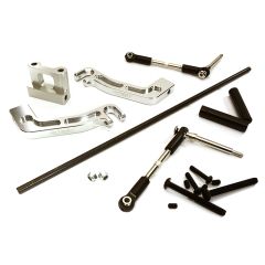 Integy Front Sway Bar Anti Roll Bar Set, Silver - Traxxas X-Maxx