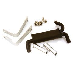 Realistic Rear Mount Exhaust System - Traxxas TRX-4