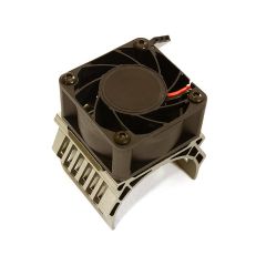 Integy 42mm Motor Heatsink+40x40mm Cooling Fan 17k rpm - 1/8 Traxxas & Arrma