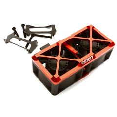 Ultra High Speed Twin Cooling Fan 17K RPM, Rood - Traxxas X-Maxx