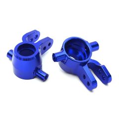 Billet Machined Steering Knuckles - Traxxas Rustler 4X4 (C28741BLUE)