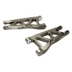 Billet Machined Front Suspension Arms - Arrma Granite 4x4, Senton 4x4 - Grijs