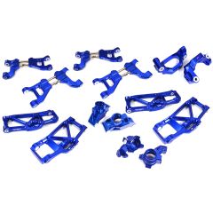 Integy Billet Machined Suspension Kit, Blue - Traxxas Maxx