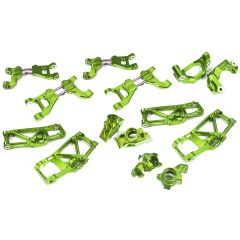 Integy Billet Machined Suspension Kit, Green - Traxxas Maxx