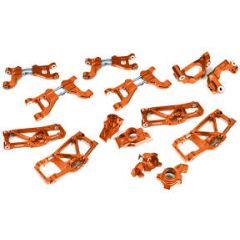 Integy Billet Machined Suspension Kit Orange - Traxxas Maxx