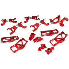 Integy Billet Machined Suspension Kit Red - Traxxas Maxx