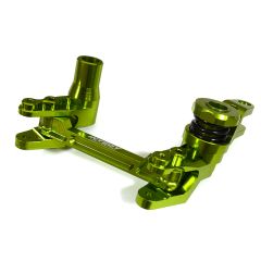 Integy Billet Machined Steering Bell Crank, Green - Traxxas Maxx