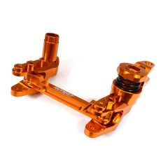 Integy Billet Machined Steering Bell Crank, Orange - Traxxas Maxx