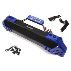 Integy Realistic Metal Front Bumper Kit w/ LED for Traxxas X-Maxx 4X4 - Blue