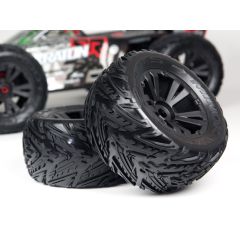 Dboots Minokawa MT 6S Tire set glued (black) (AR550034)