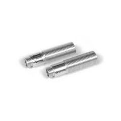 Icon Clear Anodized Aluminum Shock Body 10x38mm (2pcs) (AX30130)