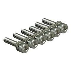 Screws, 3x15mm cap-head machine (hex drive) (with split and flat washers) (6)