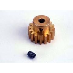 Traxxas 16-t pinion (32-p)/ set screw (brass)