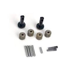 Traxxas - Planet gears (4)/ planet shafts (4)/ sun gears (2)/sun gear alignment shaft (1) (TRX-2382)