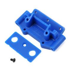 RPM Front Bulkhead, Blue - Slash 2WD, Nitro Slash, Bandit, Nitro Rustler, Nitro Stampede