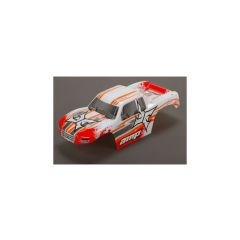 1/10 Body, Painted, White/Orange (ECX230016)