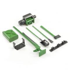 Fastrax Scale 6-Piece Tool Set Green/Black Painted